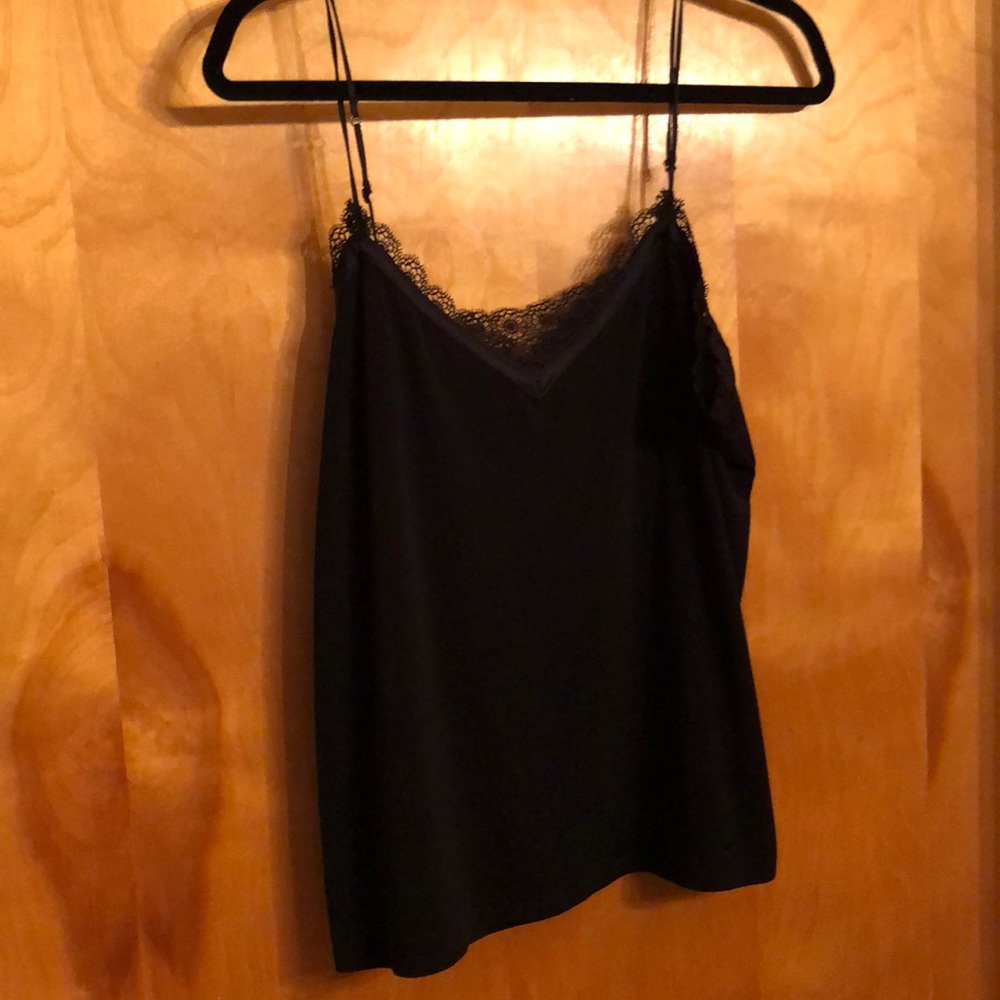 Black lace cami